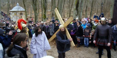 Wielki Piątek na Kalwarii Wejherowskiej - Misterium Męki Pańskiej, fot. Leszek Spigarski.