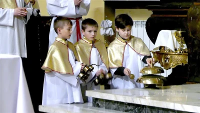 Liturgia Wielkiego Czwartku w wejherowskiej Kolegiacie 2018