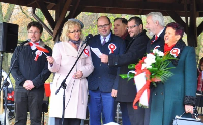 Biało-czerwona parada niepodległościowa w Wejherowie