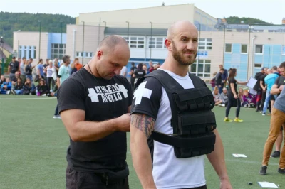 Wejher Cross Games 2017, półfinał – sanie i kamizelka, fot. Leszek Spigarski