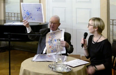 Benefis Edmunda Szymikowskiego w Muzeum PiMK-P – 65 lat z haftem kaszubskim. Fot – Leszek Spigarski