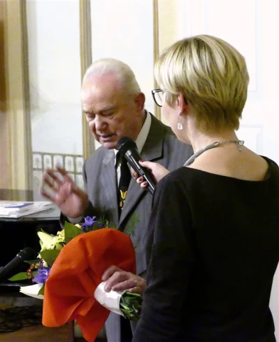 Benefis Edmunda Szymikowskiego w Muzeum PiMK-P – 65 lat z haftem kaszubskim. Fot – Leszek Spigarski