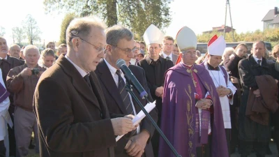 Uroczystości pogrzebowe prof. Gerard Labuda z udziałem Donalda Tuska