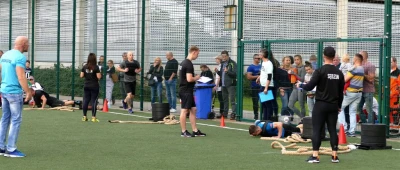 Wejher Cross Games 2017, półfinał – sanie i kamizelka, fot. Leszek Spigarski