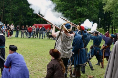Rekonstrukcja historyczna 2017. Bitwa o taborowy wóz kupiecki - fot. Leszek Spigarski