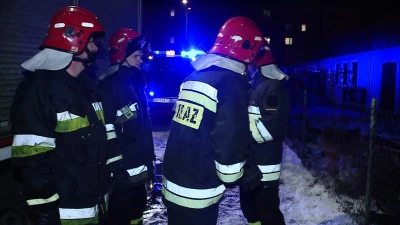 Palił się budynek socjalny w Wejherowie