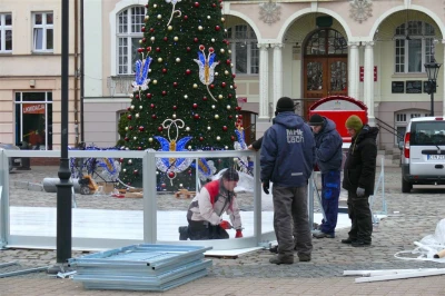 Wejherowo: Przygotowania do jarmarku świątecznego