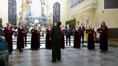 Koncert muzyki pasyjnej w Kolegiacie (31.03.2017) – fot. Leszek Spigarski