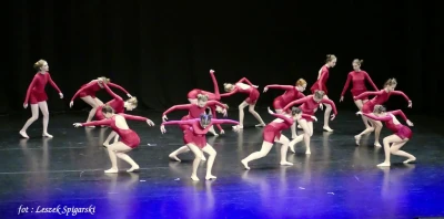 Wejherowo 2017 - Bąbelki i Bacarki tańczyły dla WOŚP (fot. Leszek Spigarski)