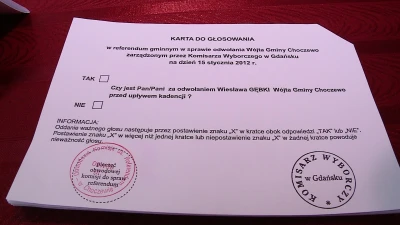 Referendum nieważne. Wójt gminy Choczewo zostaje