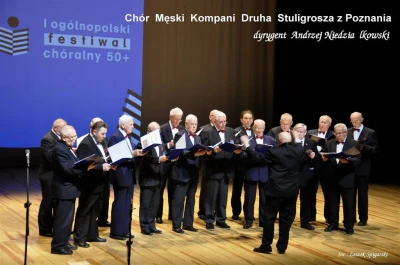 Wejherowo: Gala I Ogólnopolskiego Festiwalu Chóralnego 50+ (fot. Leszek Spigarski)