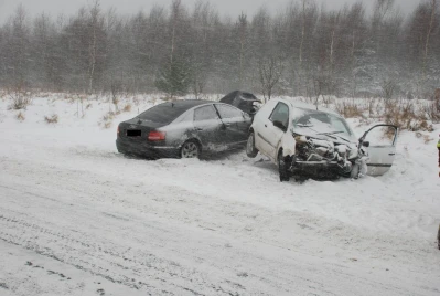 Powiat Wejherowski. Czołowe zderzenia na krajowej szóstce!