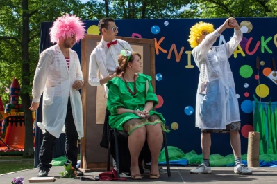 Piknik naukowy w szkole dla niesłyszących w Wejherowie