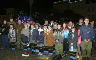Betlejemskie Światło Pokoju - Wejherowo 2015 fot. Leszek Spigarski