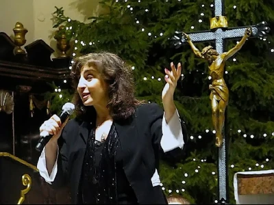 Koncert Eleni z chórem migowym. Rok 2012 fot. Leszek Spigarski