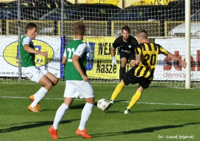 Gryf Wejherowo-Warta Poznań fot. Leszek Spigarski