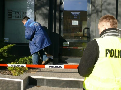 Gdynia - Napad na kantor - policyjne ćwiczenia