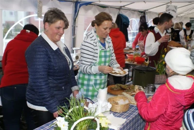 DJK Bojano 2016. Rękodzieło i mała gastronomia KGW fot. Leszek Spigarski