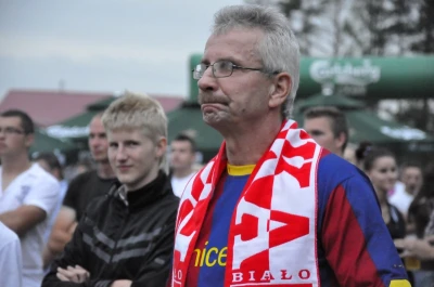 Mecz finałowy w strefie kibica w Luzinie