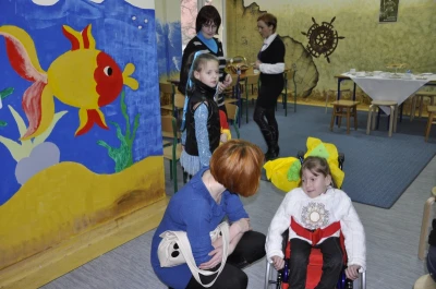 Uroczyste wręczenie wózka Marcie