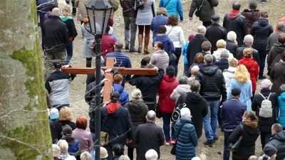 Pomorska Kaszubska Droga Krzyżowa 2017 fot. Leszek Spigarski