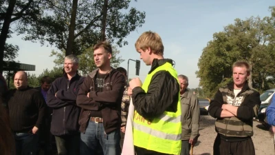Protest rybaków na krajowej szóstce