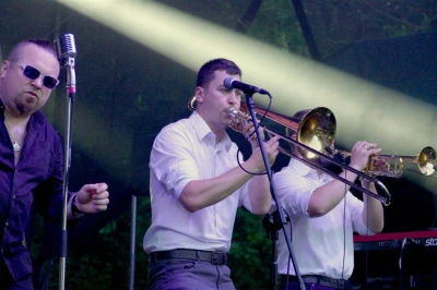 Kabaret Dno i zespół Mitra na Letnim Festynie w Wejherowie