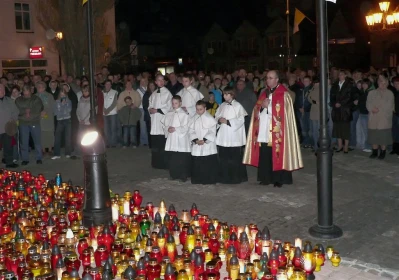 I rocznica śmierci Ojca Świętego Jana Pawła II fot. Leszek Spigarski