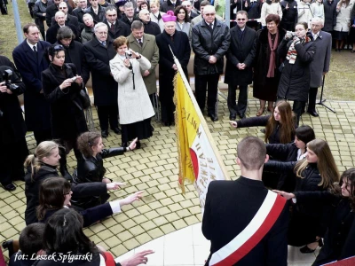 Rocznica nadania imienia Jana Pawła II Samorządowemu Gimnazjum w Bolszewie