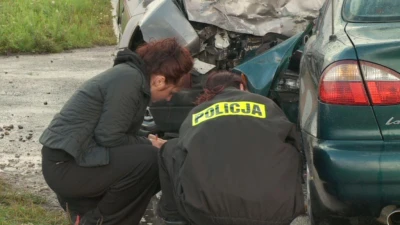 Powiat Pucki: Czołówka między Łebczem a Gnieżdżewem