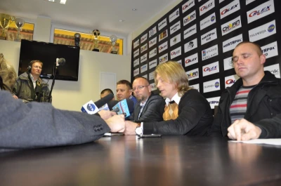 Konferencja klubu Gryf Orlex Wejherowo