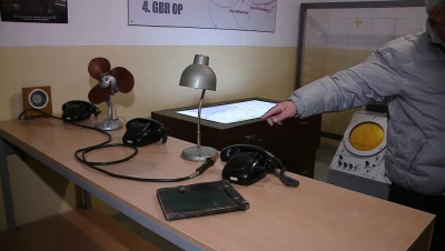 Otwarcie schronu w Muzeum Techniki Wojskowej 'Gryf' w Dąbrówce
