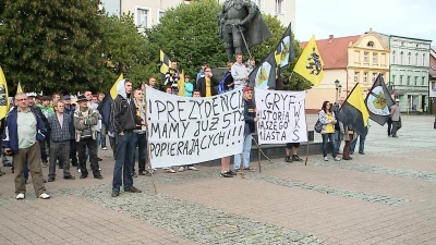 Manifestacja w obronie Gryfa Orlex