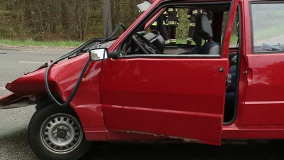 Wypadek na skrzyżowaniu - Wielka Piaśnica