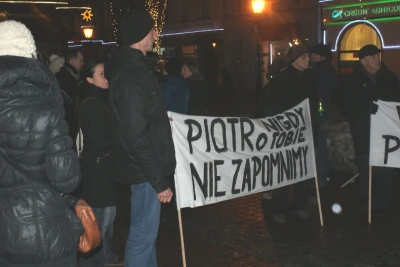 Marsz milczenia w intencji Piotra