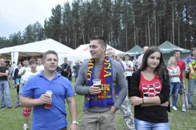 Mecz finałowy w strefie kibica w Luzinie