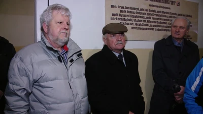 Otwarcie schronu w Muzeum Techniki Wojskowej 'Gryf' w Dąbrówce