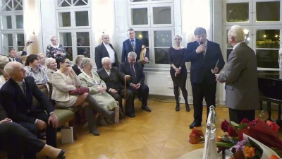 Benefis Edmunda Szymikowskiego w Muzeum PiMK-P – 65 lat z haftem kaszubskim. Fot – Leszek Spigarski