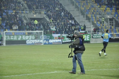 Gdynia: Ekipa TTM podczas nagrania meczu otwarcia