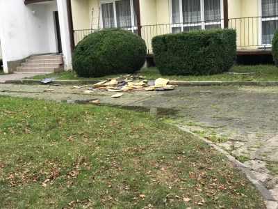 Jastrzębia Góra: Zapalił się dach, nie ma rannych