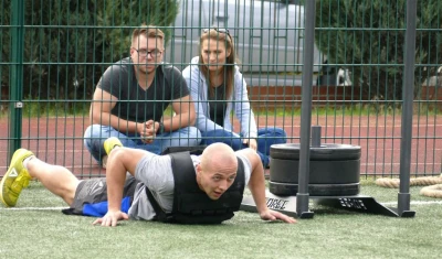 Wejher Cross Games 2017, półfinał – sanie i kamizelka, fot. Leszek Spigarski