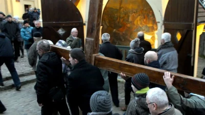 Kaszubska Droga Krzyżowa 2016 na Kalwarii Wejherowskiej fot. Leszek Spigarski