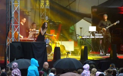 Monika Lewczuk na Światowym Zjeżdzie Kaszubów Rumia 2017 fot. Leszek Spigarski