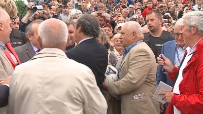 Michel Platini w Alei Gwiazd we Władysławowie