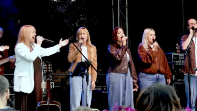 Zespół NieMaGoTu na Muzycznym Rynku w Wejherowie