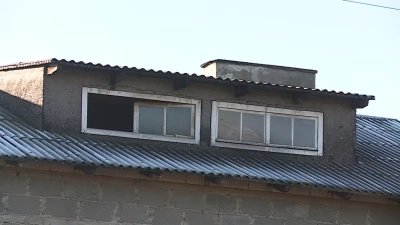 Pożar domu w Strzebielinie