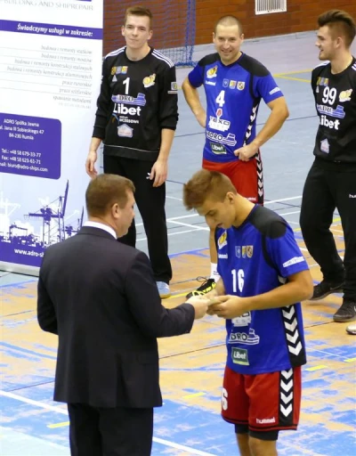 KS Tytani Wejherowo - Sambor Tczew  25 : 28, 7.10.2017, fot. Leszek Spigarski