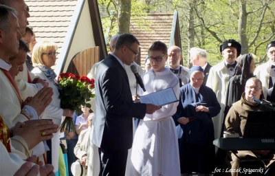Ostatni dzień Odpustu Wniebowstąpienia Pańskiego. Suma odpustowa na Kalwarii Wejherowskiej fot. Leszek Spigarski
