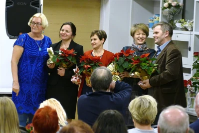 Dyrektor biblioteki w Bolszewie przechodzi na emeryturę (fot. Leszek Spigarski)