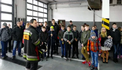 Ogólnopolski Turniej Wiedzy Pożarniczej - eliminacje miejsko-gminne. Wejherowo 17.03.2017 - fot. Leszek Spigarski